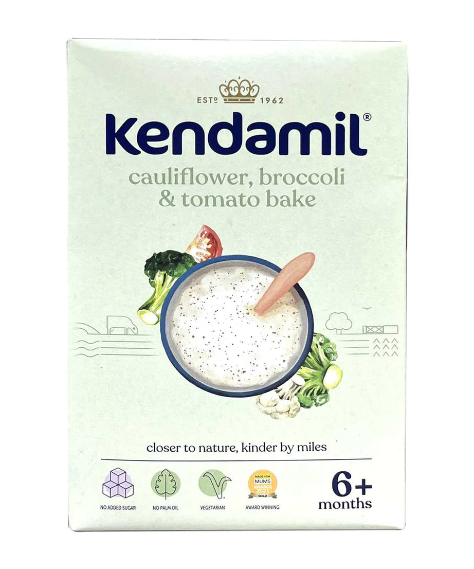 Kendamil Cauliflower Broccoli & Tomato Bake Cereal for your Baby 6+months - 150g - MINIMEE KIDS