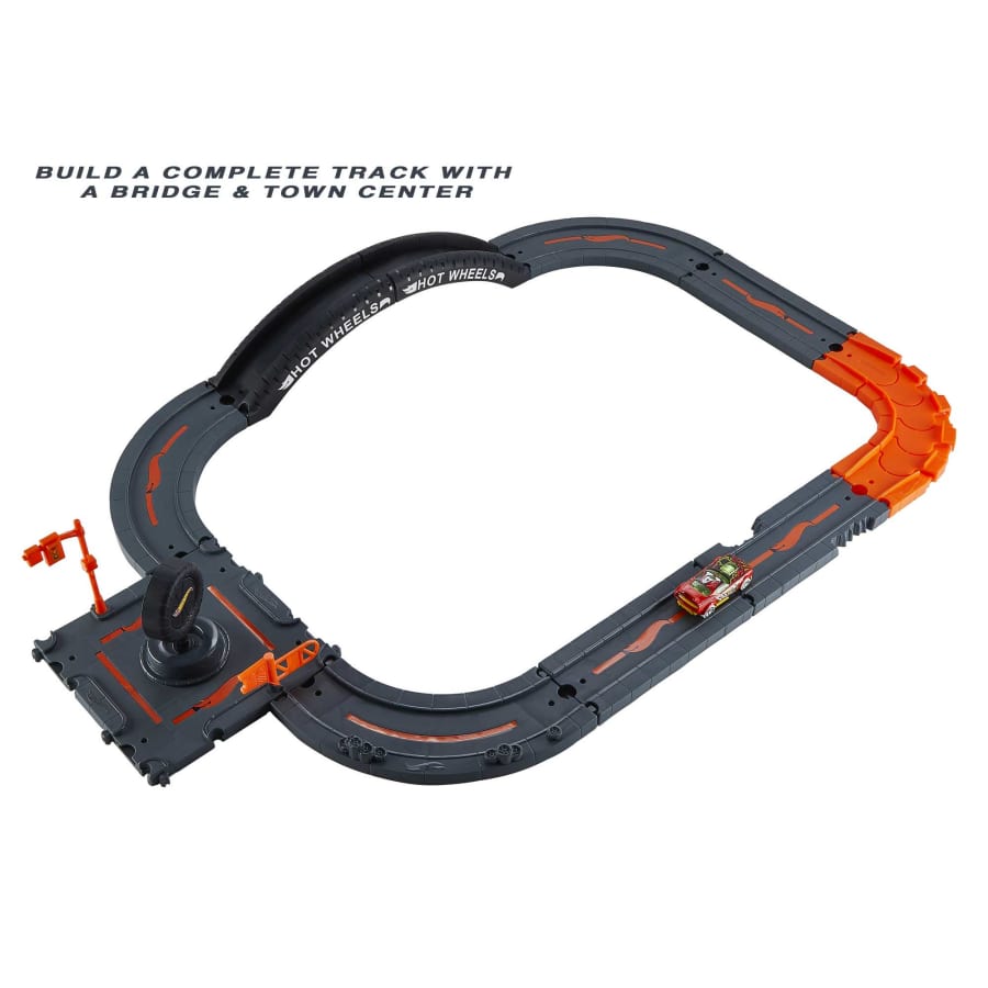 Hot Wheels City Expansion Track Pack | 10-Piece Track Set With 1 Car | Build & Expand Your Hot Wheels City | 4+ Years - HDN95