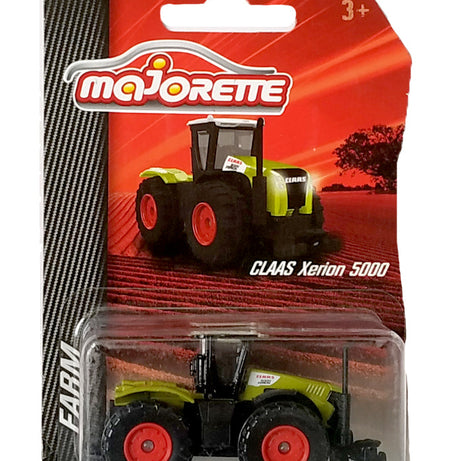 Majorette Farm Tractor Die-Cast Vehicle Set - 5 Variants | 2022 Edition | Realistic Farm Machinery | Metal & Plastic Construction | Collectible Agricultural Vehicles