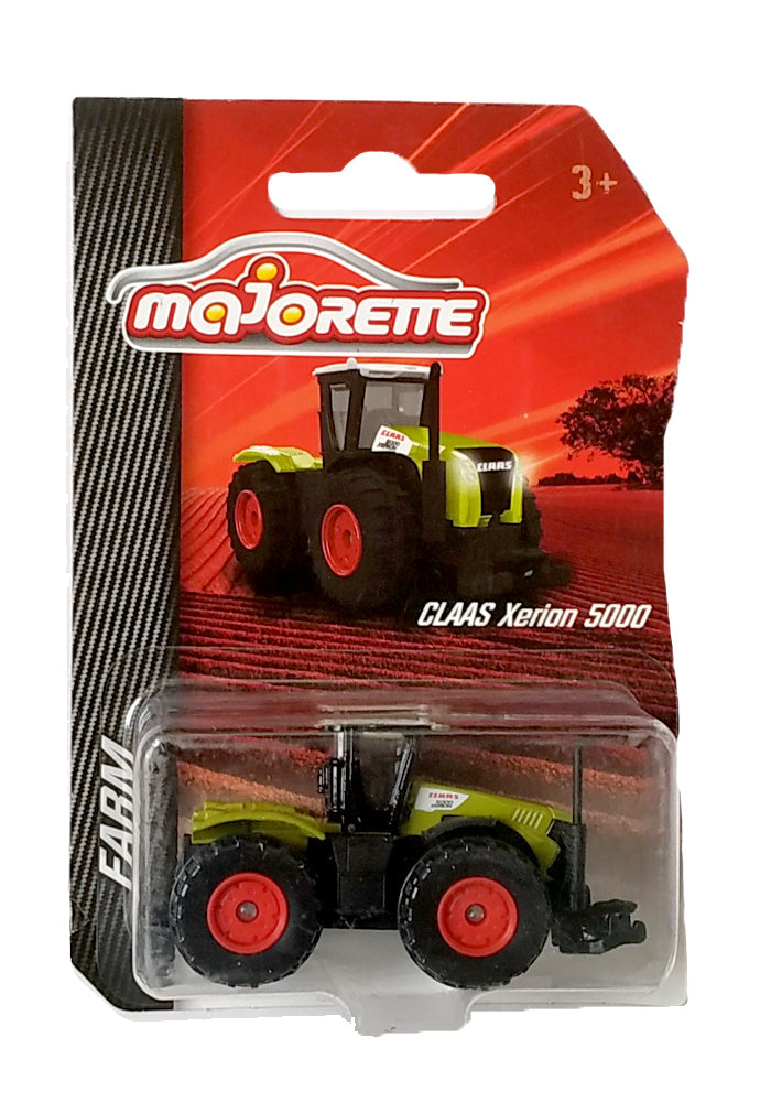 Majorette Farm Tractor Die-Cast Vehicle Set - 5 Variants | 2022 Edition | Realistic Farm Machinery | Metal & Plastic Construction | Collectible Agricultural Vehicles