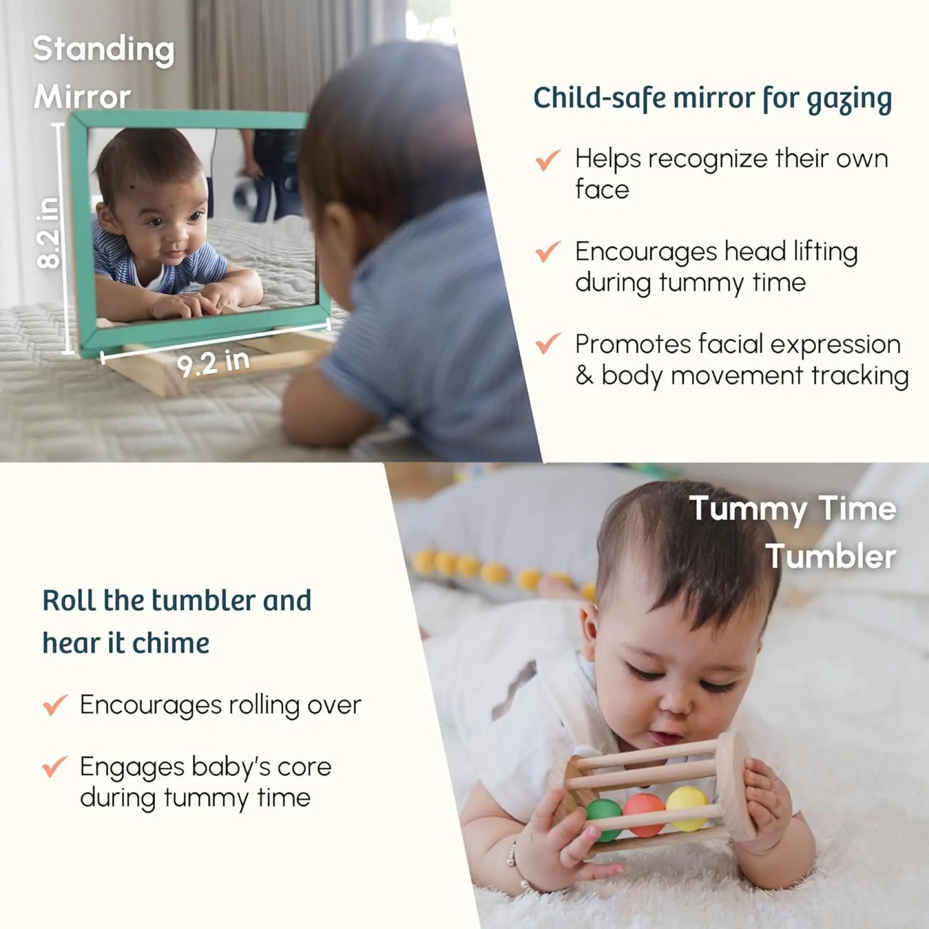 Curious Cub Play & Learn Montessori Kit | Level 2 for 3 Months+ | 10 Engaging Toys | Sensory, Fine Motor & Cognitive Development | Made in India