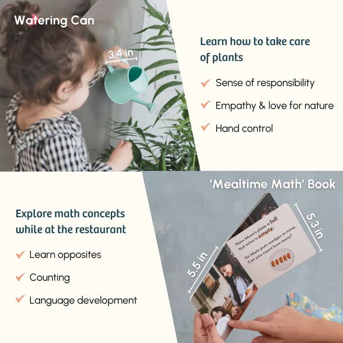 Curious Cub Level 8 Montessori Play & Learn Kit (16-18 Months) | Toddler Educational Set with Car Tracker & Magnetic Bird Feeder | minimee kids