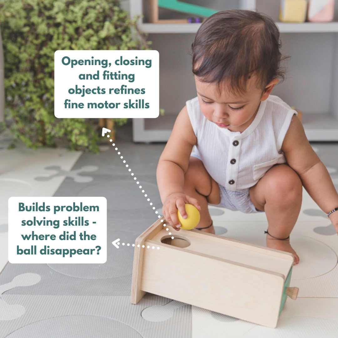 Curious Cub Level 5 Montessori Play & Learn Kit (9 Months+) | 9-Piece Educational Toy Set for Pincer Grip, Shape Recognition & Language Skills | minimee kids