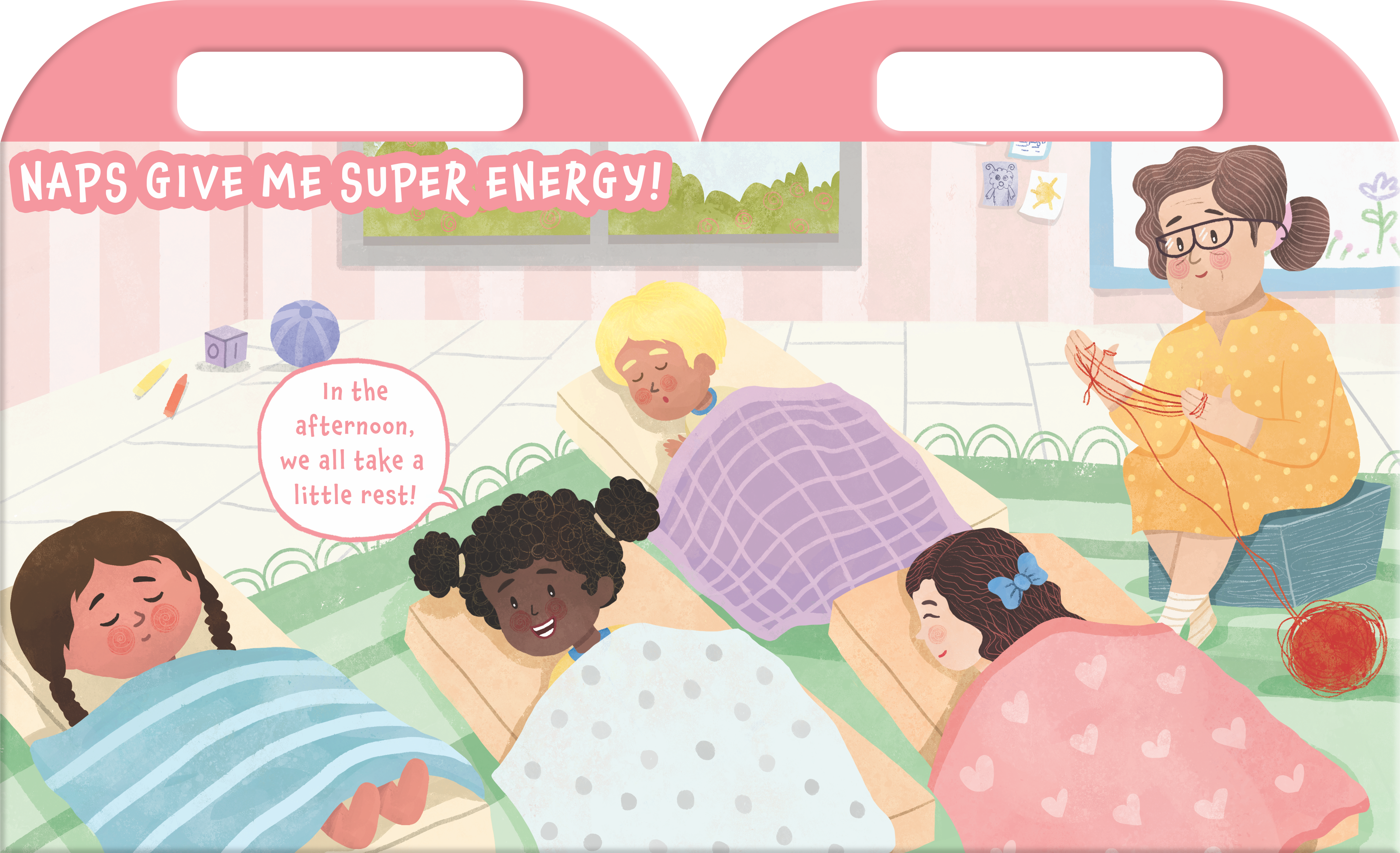 My Carry-Along Book of Daily Fun – Interactive Toddler Board Book with Built-In Handle for Everyday Routines, Toddler Habits, and Early Childhood Structure
