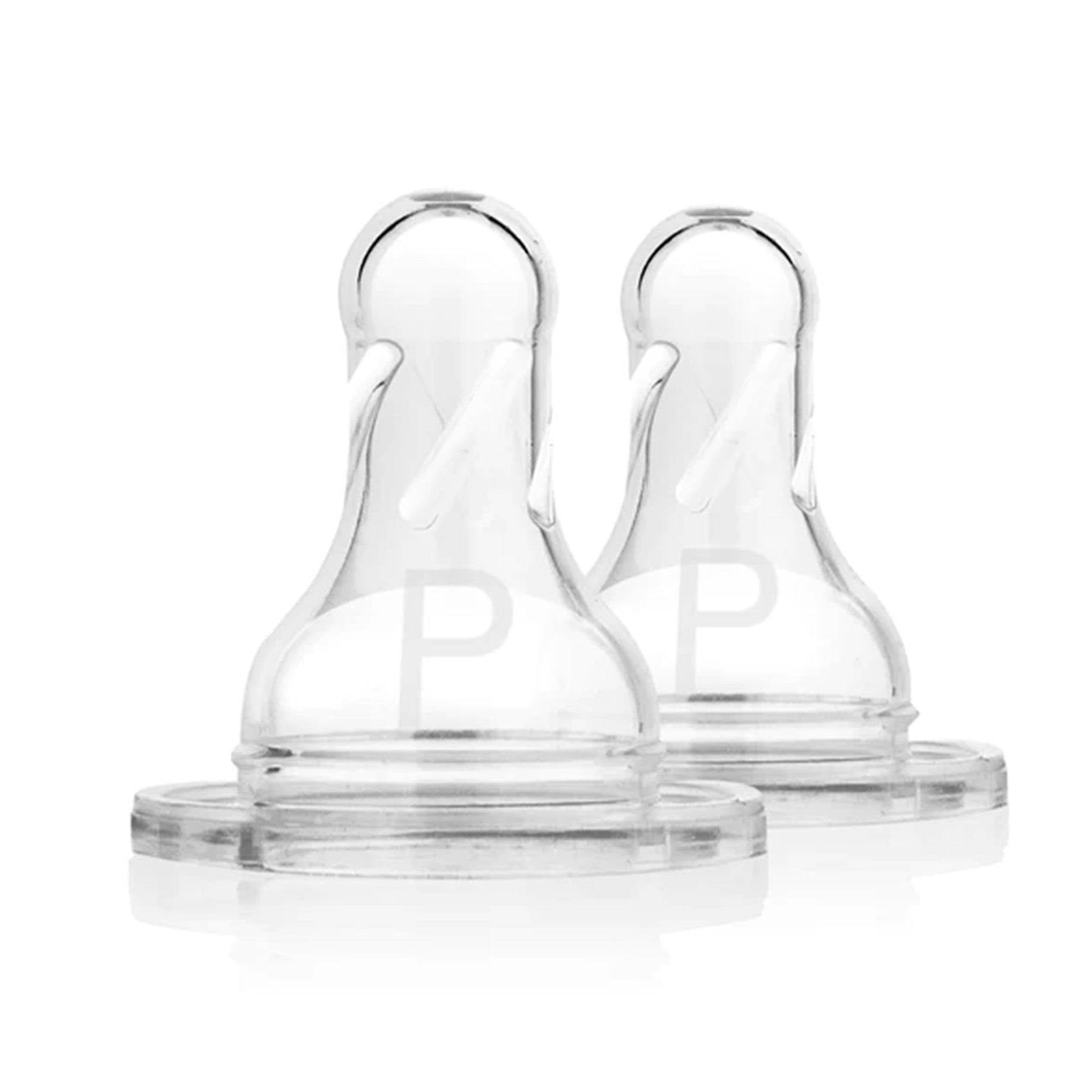 Dr.Brown's Natural Flow Preemie Flow Silicone Nipple for Narrow Neck Bottles | Pack of 2 Teats