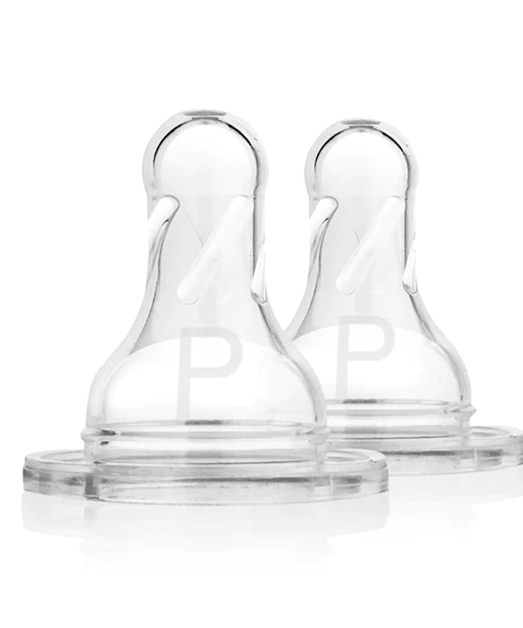 Dr.Brown's Natural Flow Preemie Flow Silicone Nipple for Narrow Neck Bottles | Pack of 2 Teats