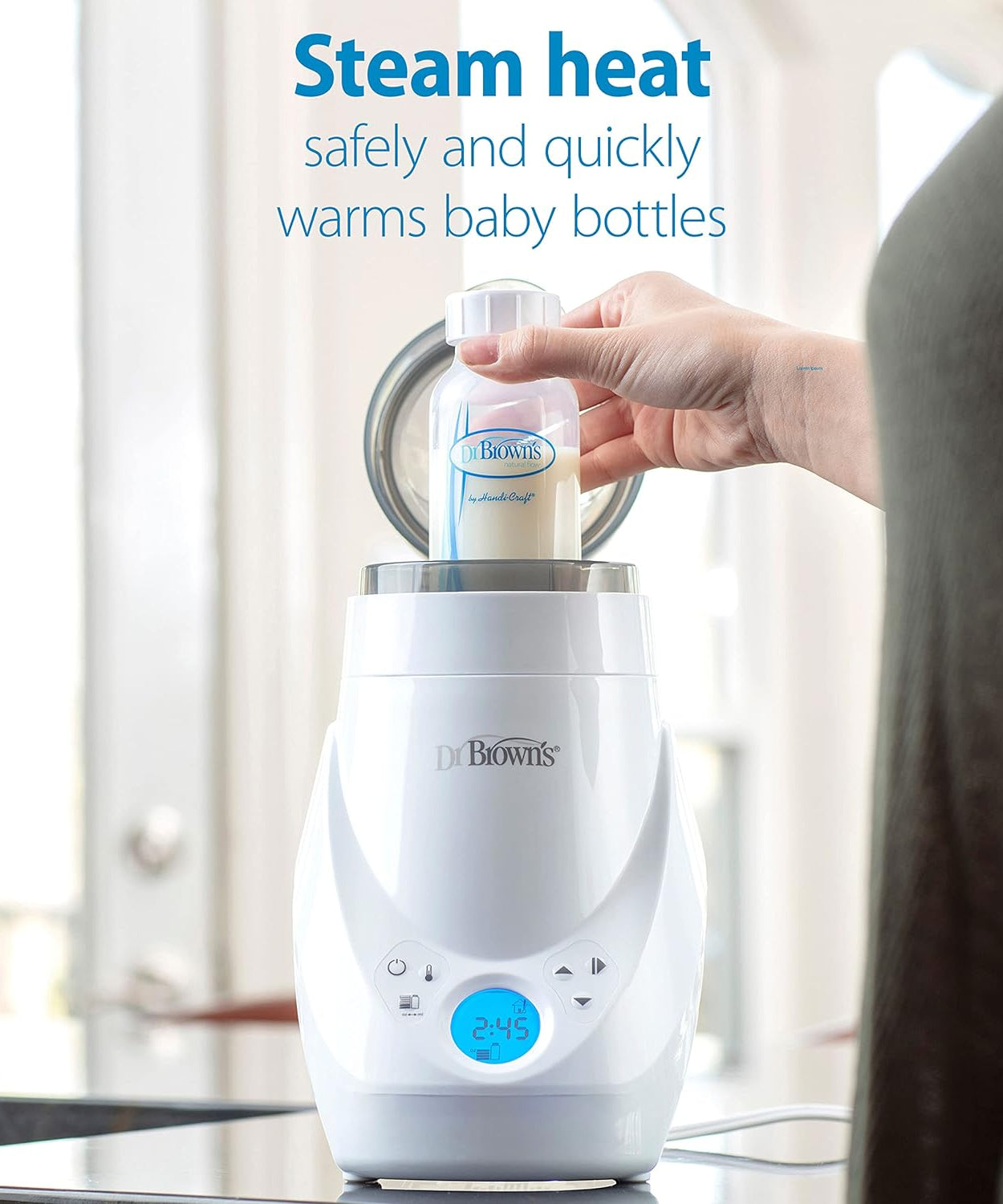 Dr Brown's Natural Flow Deluxe Bottle Warmer and Sterilizer for bootles, parts & Soothers - MINIMEE KIDS