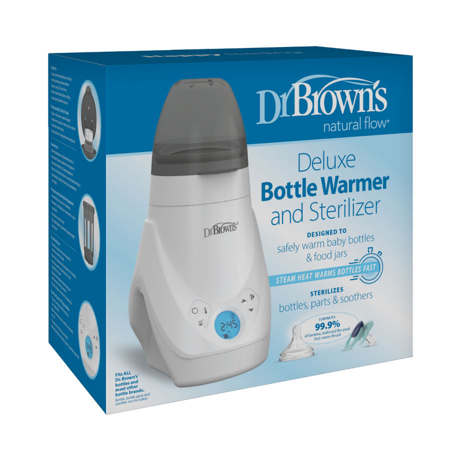 Dr Brown's Natural Flow Deluxe Bottle Warmer and Sterilizer for bootles, parts & Soothers