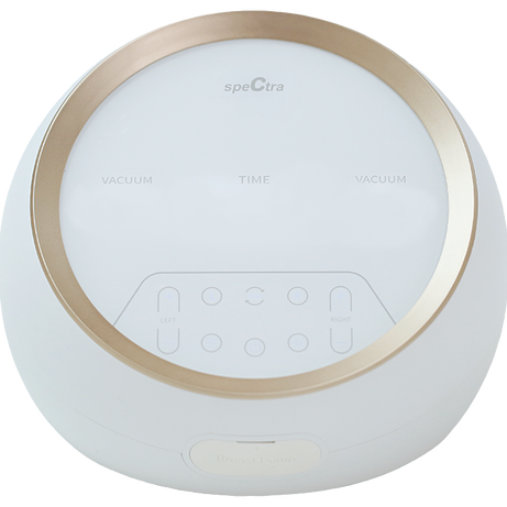 Premium Electric Breast Pump - Spectra Dual S (Synergy Gold) | Dual Motor, Independent Controls, Ultra Quiet, Backflow Protection, and Memory Function | 15 Expression Modes & 5 Massage Modes