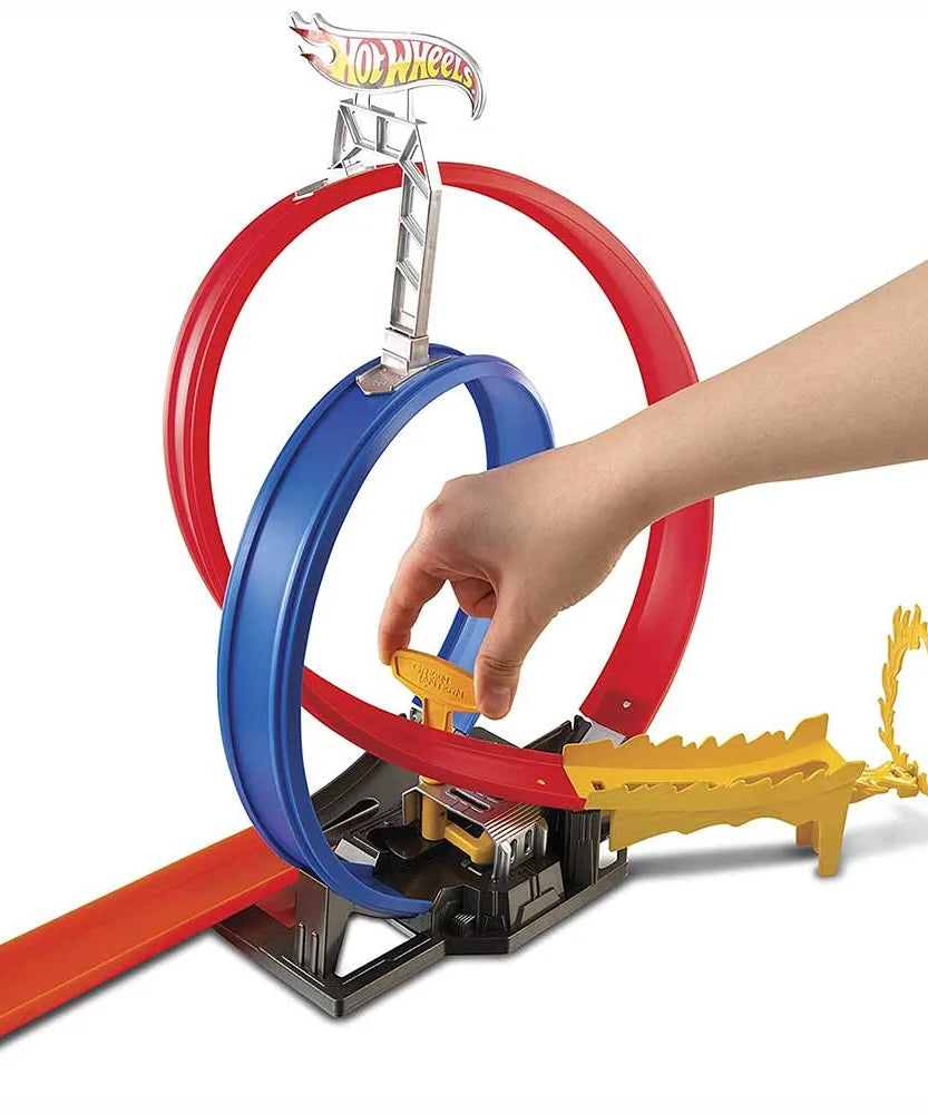 Hot Wheels Stunt Tracks - Energy Track | Power Loops! Stunts & Racing Set | Includes 1 Car | 5+ Years - GND92