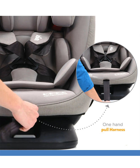 Joie Every Stage FX 4-in-1 Car Seat - From Birth to 12 Years (Up to 36 Kg) - Grey Flannel - MINIMEE KIDS