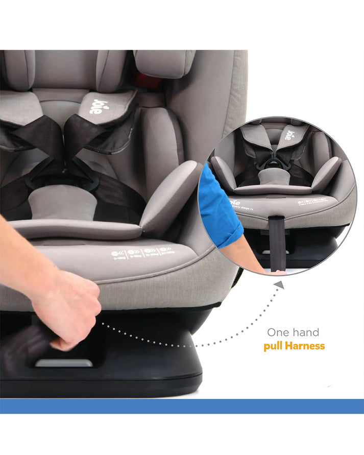 Joie Every Stage FX 4-in-1 Car Seat - From Birth to 12 Years (Up to 36 Kg) - Grey Flannel - MINIMEE KIDS