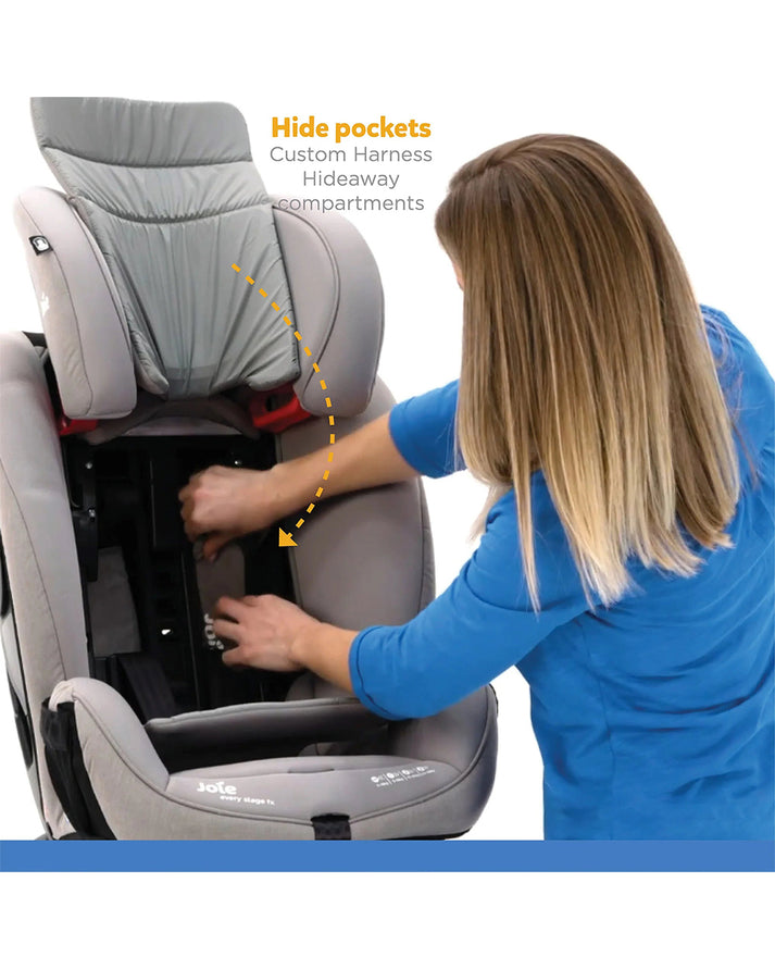 Joie Every Stage FX 4-in-1 Car Seat - From Birth to 12 Years (Up to 36 Kg) - Grey Flannel - MINIMEE KIDS