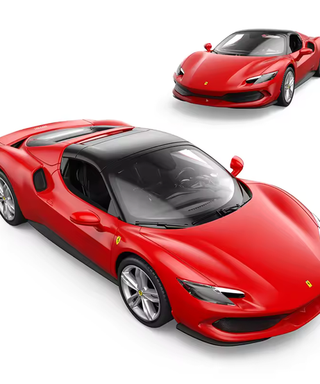 RASTAR 1:16 Ferrari 296 GTS RC Car – Officially Licensed Remote Control Ferrari Toy with 2.4GHz Controller, LED Headlights & Realistic Styling – Perfect Gift for Kids & Collectors - MINIMEE KIDS