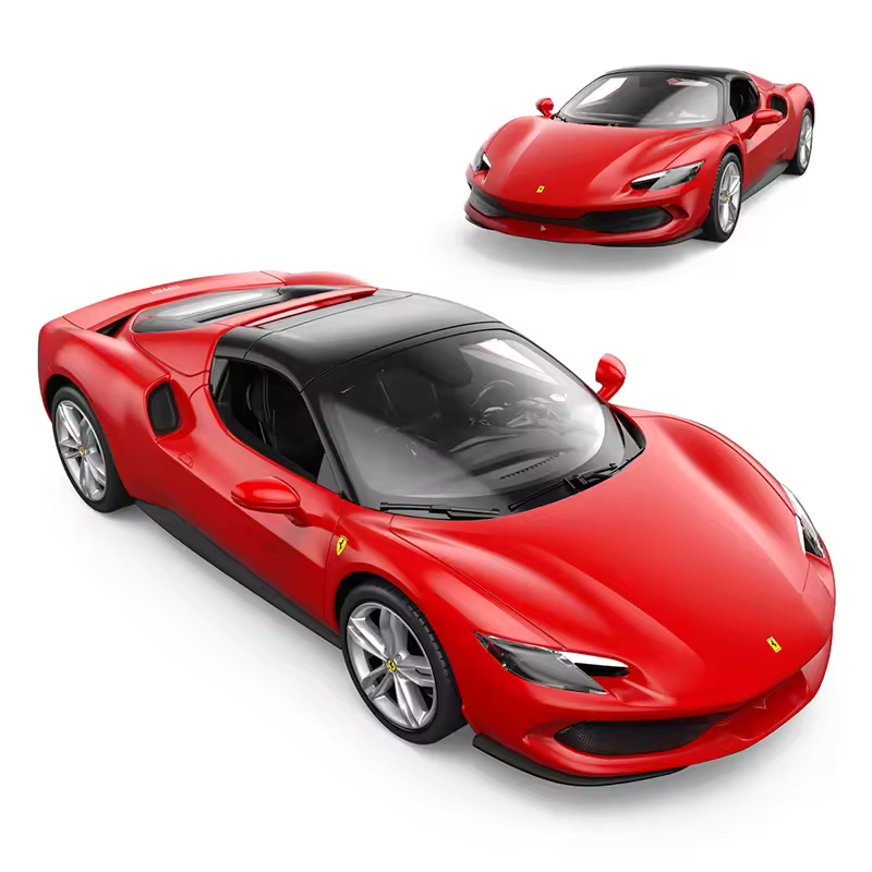 RASTAR 1:16 Ferrari 296 GTS RC Car – Officially Licensed Remote Control Ferrari Toy with 2.4GHz Controller, LED Headlights & Realistic Styling – Perfect Gift for Kids & Collectors