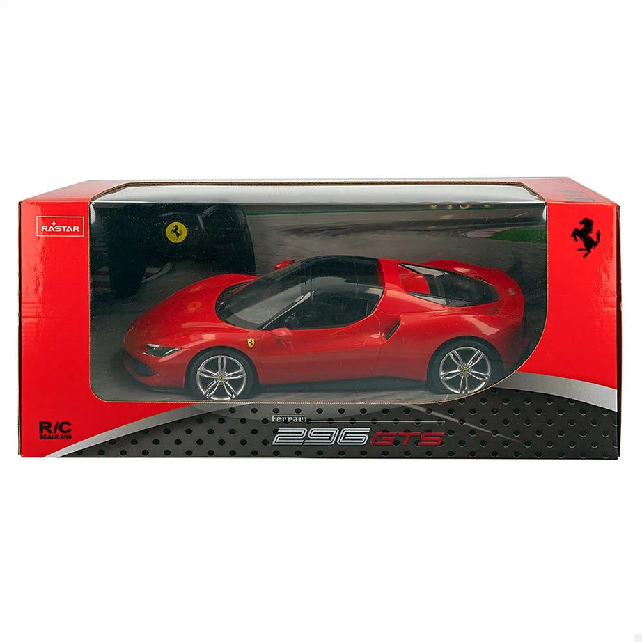 RASTAR 1:16 Ferrari 296 GTS RC Car – Officially Licensed Remote Control Ferrari Toy with 2.4GHz Controller, LED Headlights & Realistic Styling – Perfect Gift for Kids & Collectors