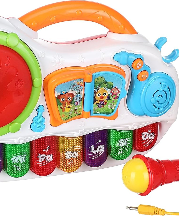 FiveStar Learning Fun Music Piano with Music and Lights for Kids - MINIMEE KIDS