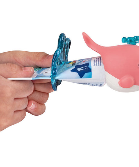 Flipper Whale Toothpaste Squirter Multicolor Age- 3 Years & Above (Color May Vary)