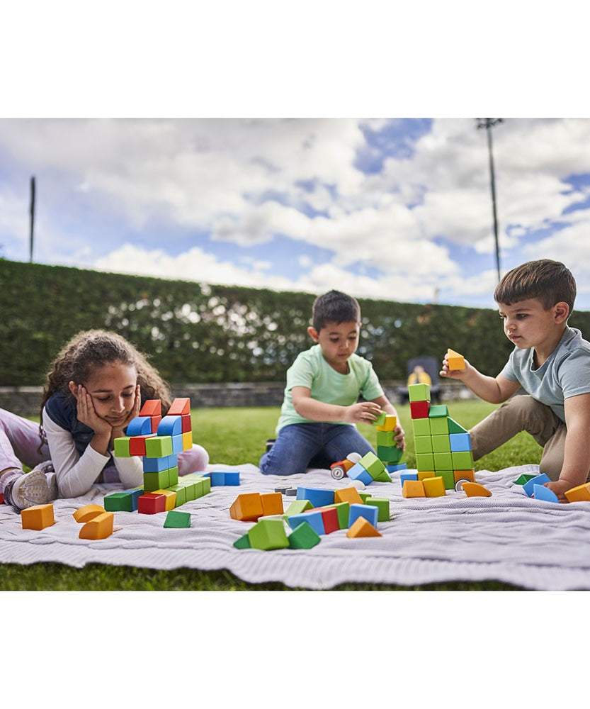 Geomag Magicube Little World 25 Pieces Magnetic Building Blocks with Magnetic Wheels For Ages 1-5 Years