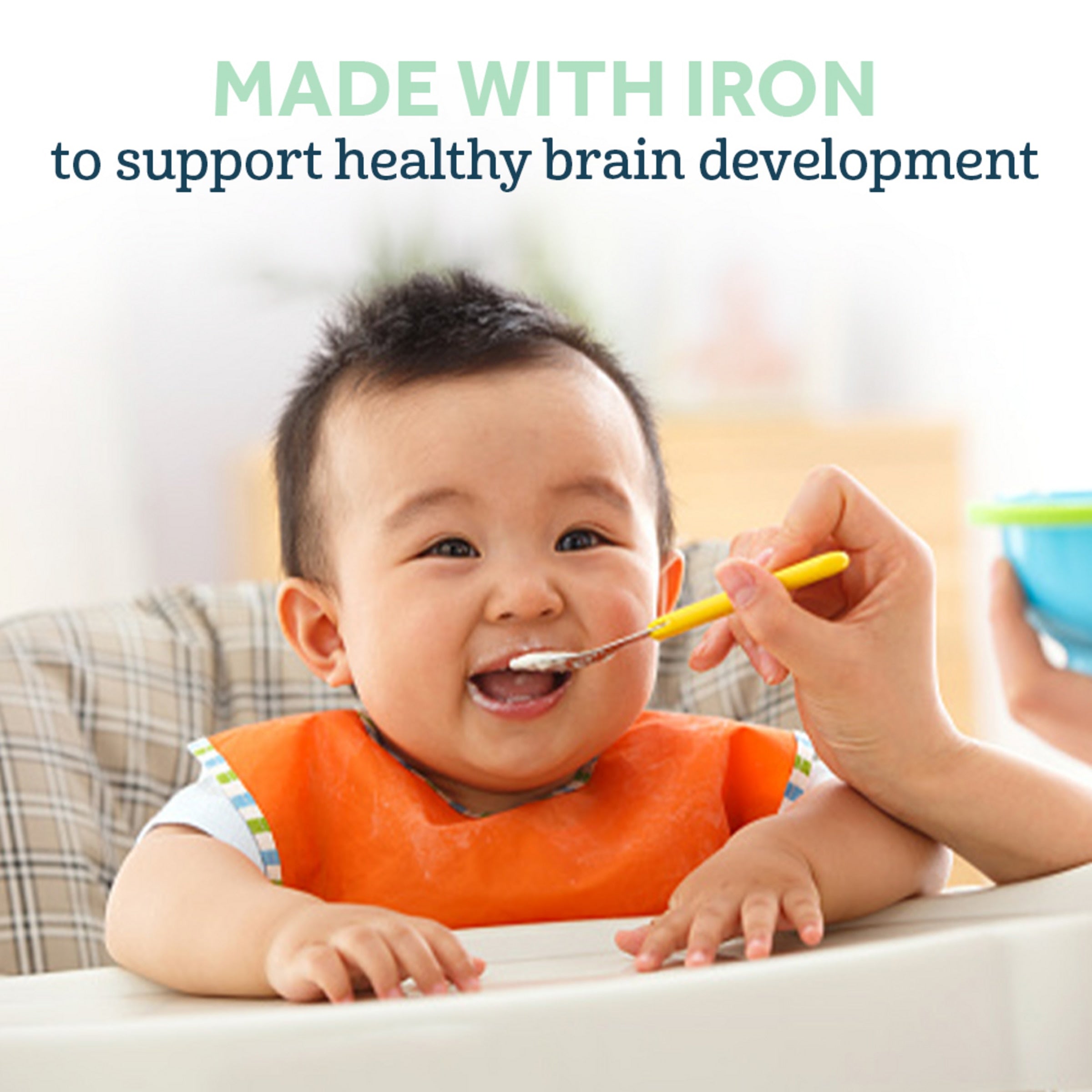 Gerber Organic Oatmeal Cereal – 227g | Single Grain Infant Cereal with 60% Daily Iron – First Foods for Supported Sitters (4+ Months)