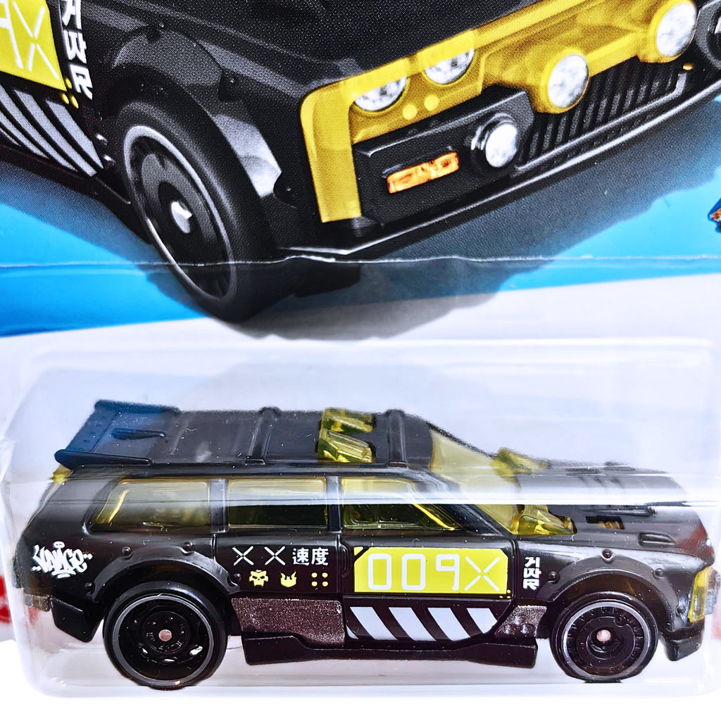 Hot Wheels Track Dwagon Die-Cast Car - HW Track Champs 1:64 Scale | Limited Edition 189/250 | Racing Wagon 4/5 | Black & Gold Graphics