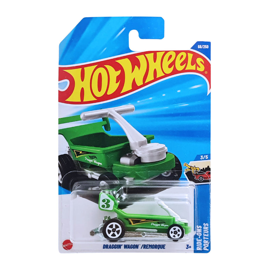 Hot Wheels Draggin' Wagon | 2024 Ride-Ons Series 3/5 | Collectible Die-Cast Fantasy Car | MiniMee Kids India