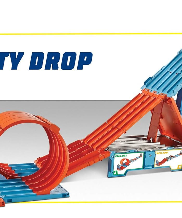 Hot Wheels Action Race Crate Unassembled 3-in-1 Track Playset for Ages 6+ Years