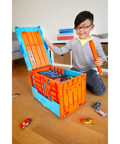 Hot Wheels Action Race Crate Unassembled 3-in-1 Track Playset for Ages 6+ Years