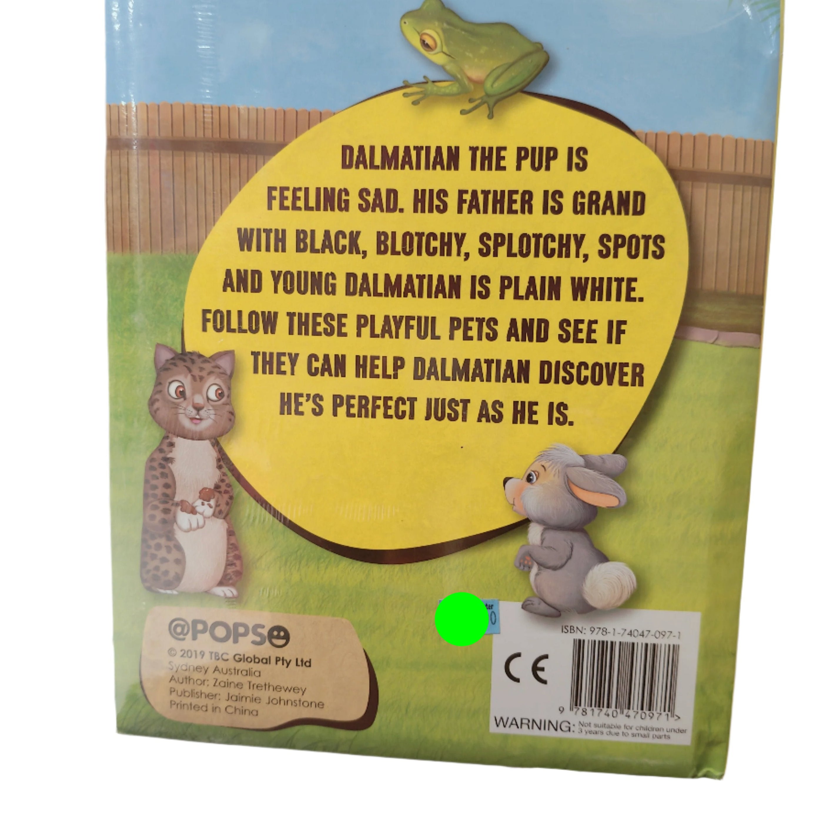 Pet Pop Ups: A Dalmatian's Journey to Self-Acceptance - Interactive 3D Storybook for Kids