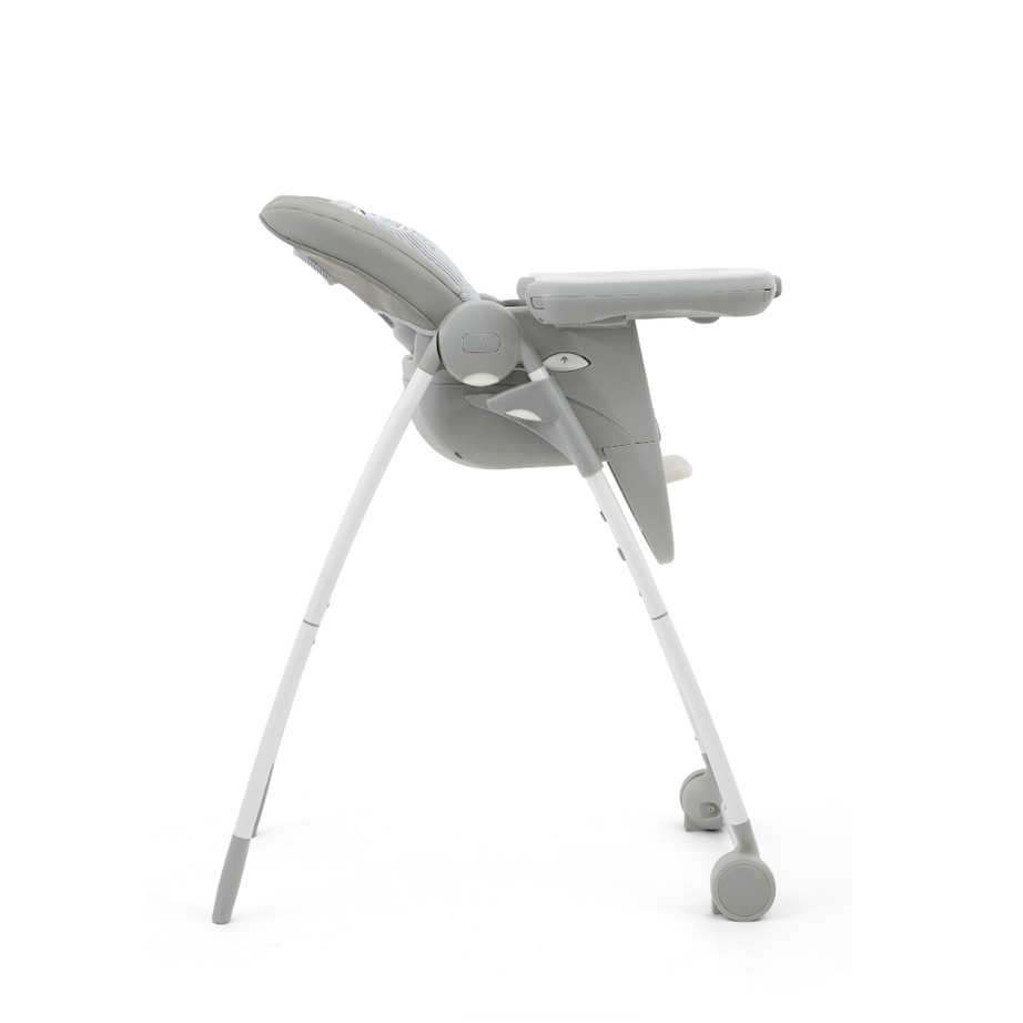 Joie Multiply 6-in-1 Convertible Highchair | Baby to Toddler Booster & Play Table | Adjustable Height & Recline | 6m-6y - Portrait Grey
