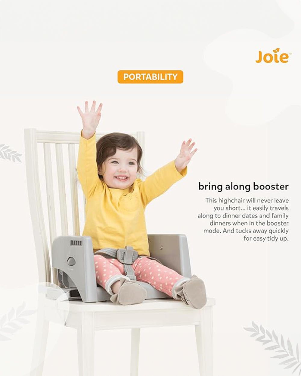 Joie Multiply 6-in-1 Convertible Highchair | Baby to Toddler Booster & Play Table | Adjustable Height & Recline | 6m-6y - Speckled - MINIMEE KIDS