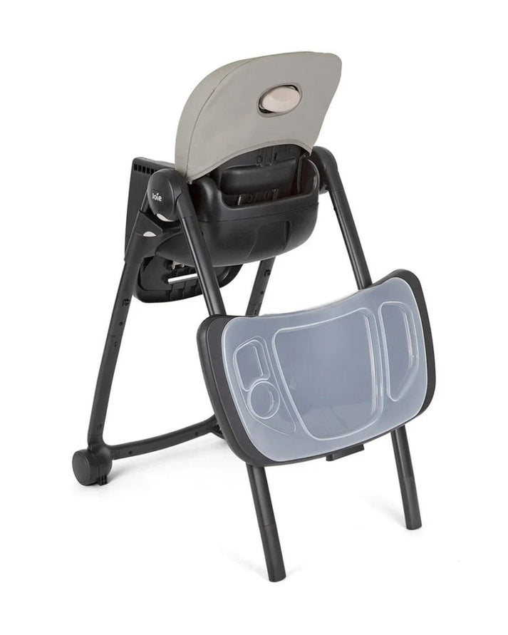 Joie Multiply 6-in-1 Convertible Highchair | Baby to Toddler Booster & Play Table | Adjustable Height & Recline | 6m-6y - Speckled