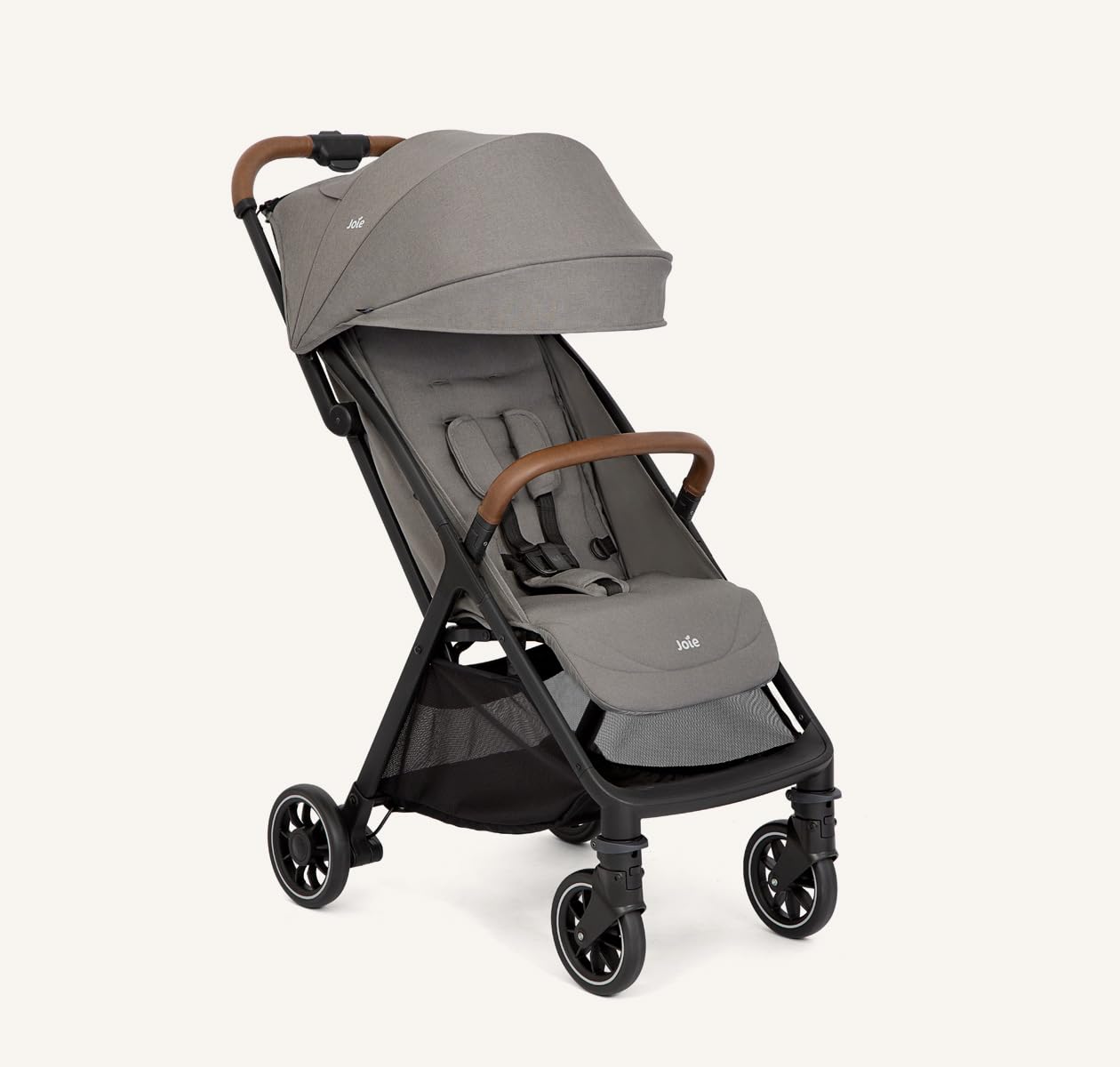Joie Pact Pro Lightweight Stroller | Birth to 22kg (Approx. 4 Years) | Featherlight 6.3kg with One-Hand Compact Flat Fold | 3-in-1 Travel System Ready | Available in 5 Premium Shades - MINIMEE KIDS