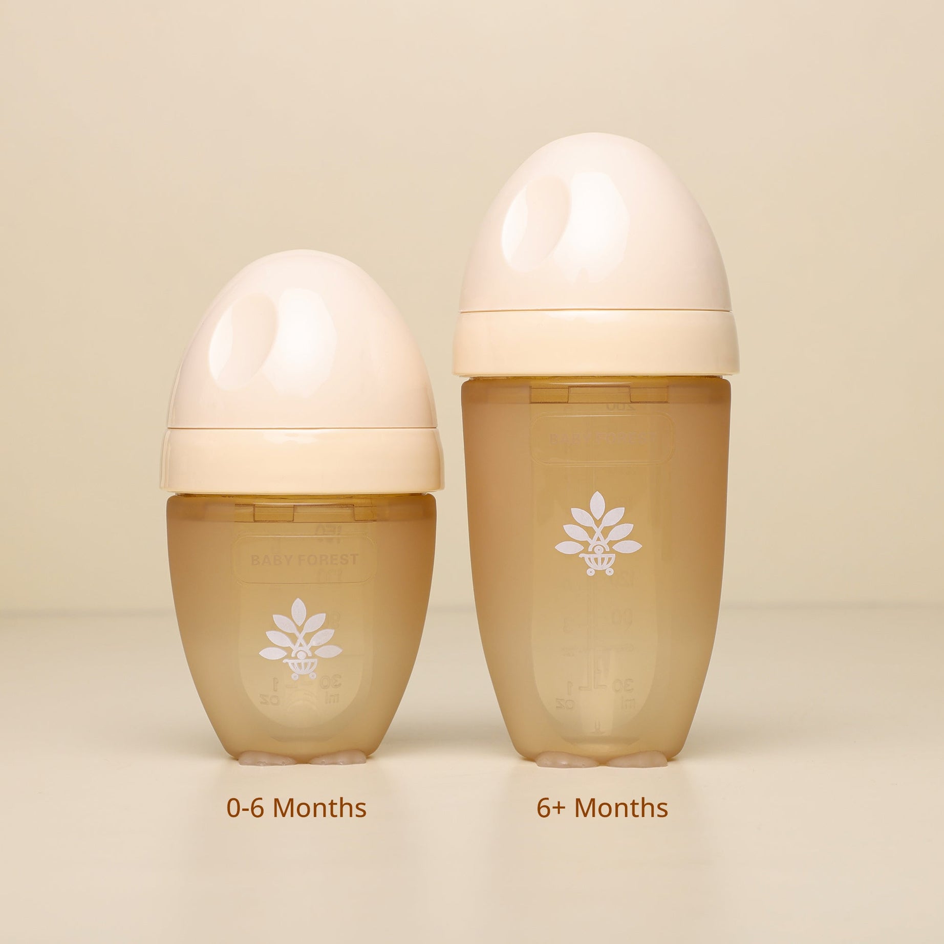 Baby Forest Laad Pyaar Baby Feeding Bottles – Wide Neck, Anti-Colic, Heat Resistant, and Breastfeeding-Friendly (150ml & 260ml)