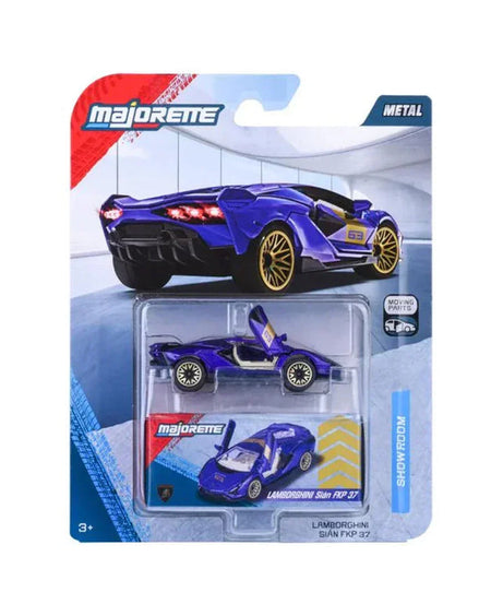 Majorette Showroom Deluxe Die-Cast Car Collection – Premium Metal Collectible Cars with Moving Parts | Assorted Licensed Models | Rubber Tires | Collector Box | 3+ Years