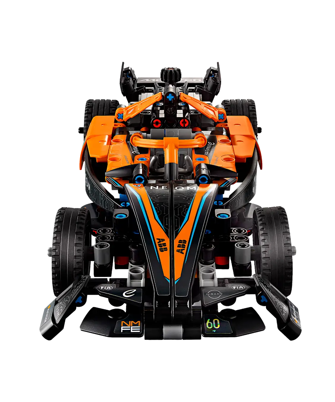 Lego Technic 42169 NEOM McLaren Formula E Team Race Car Toy Set with Double Pull-Back Action and Steering, Authentic Motorsport Engineering Building Kit for Boys and Girls Aged 9 and Up (452 Pieces)