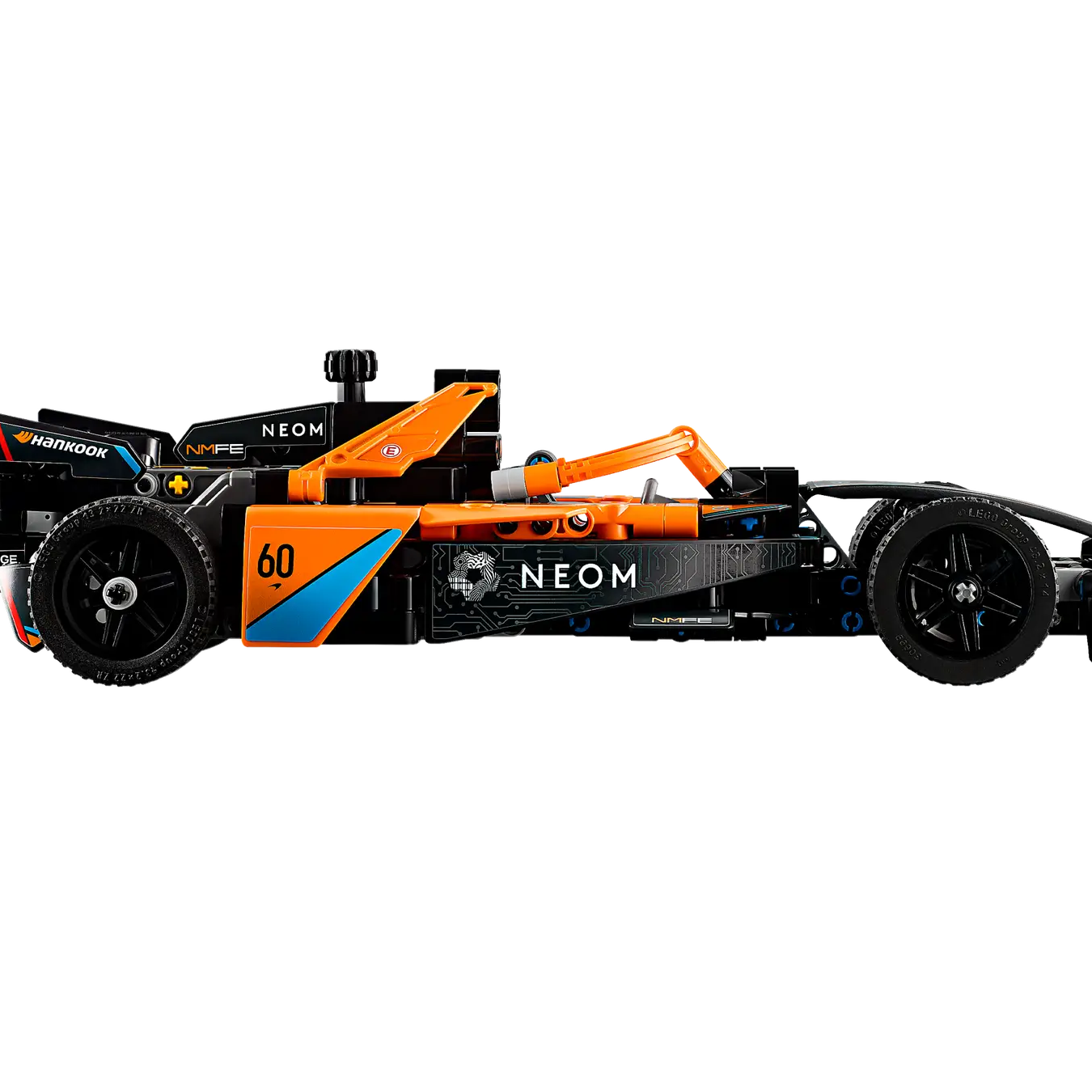 Lego Technic 42169 NEOM McLaren Formula E Team Race Car Toy Set with Double Pull-Back Action and Steering, Authentic Motorsport Engineering Building Kit for Boys and Girls Aged 9 and Up (452 Pieces)