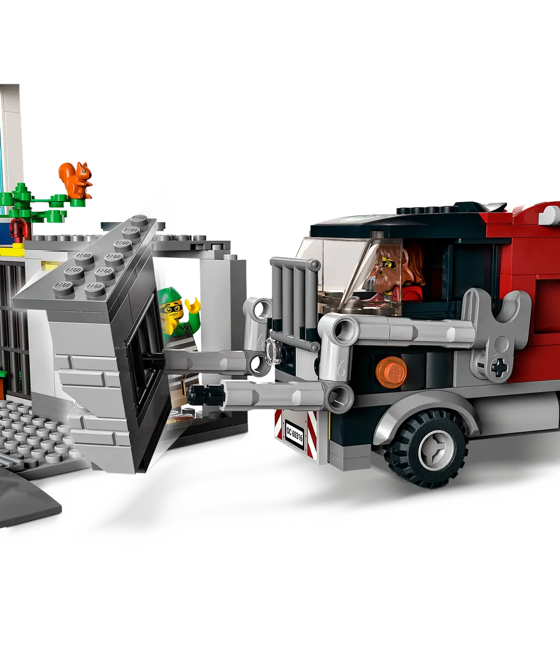 LEGO City 60316 Police Station Building Set – 668 Pieces with 5 Minifigures, Escape Motorcycle, Dog Figure, and Police Vehicle – Creative Play for Kids Ages 6+