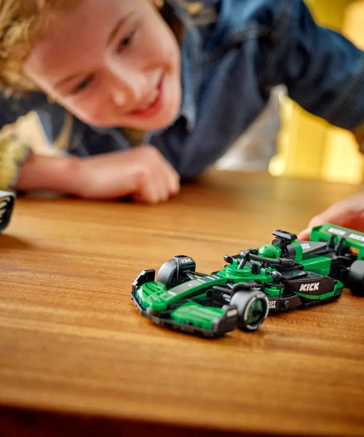 LEGO Speed Champions 77247 KICK Sauber F1 Team C44 | 259-Piece Formula 1 Model Car | Includes Driver Minifigure | Minimee Kids India