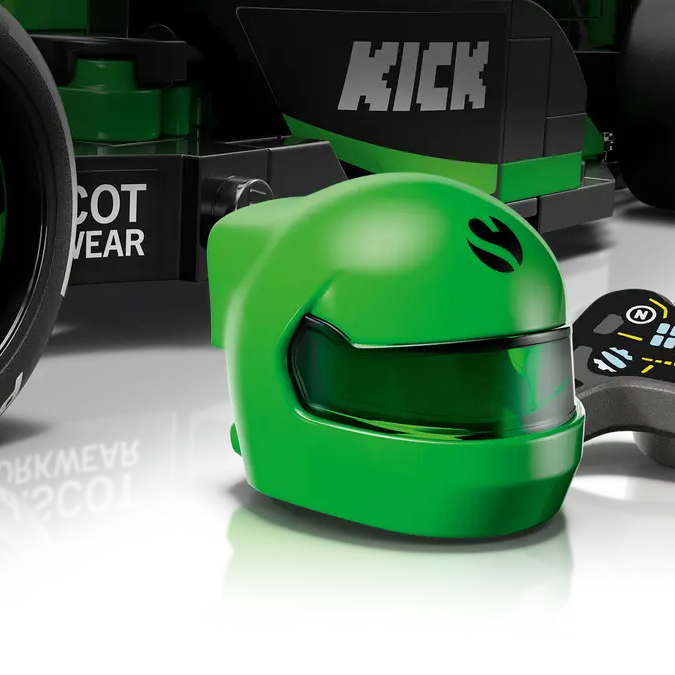 LEGO Speed Champions 77247 KICK Sauber F1 Team C44 | 259-Piece Formula 1 Model Car | Includes Driver Minifigure | Minimee Kids India