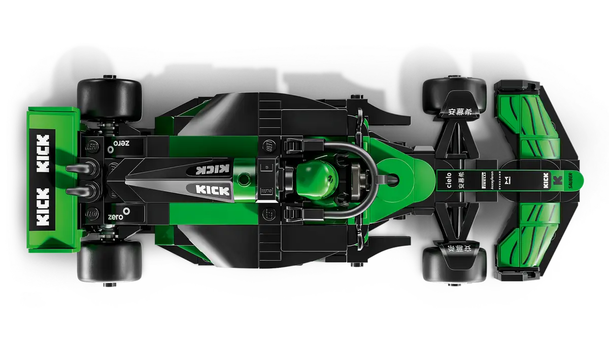 LEGO Speed Champions 77247 KICK Sauber F1 Team C44 | 259-Piece Formula 1 Model Car | Includes Driver Minifigure | Minimee Kids India