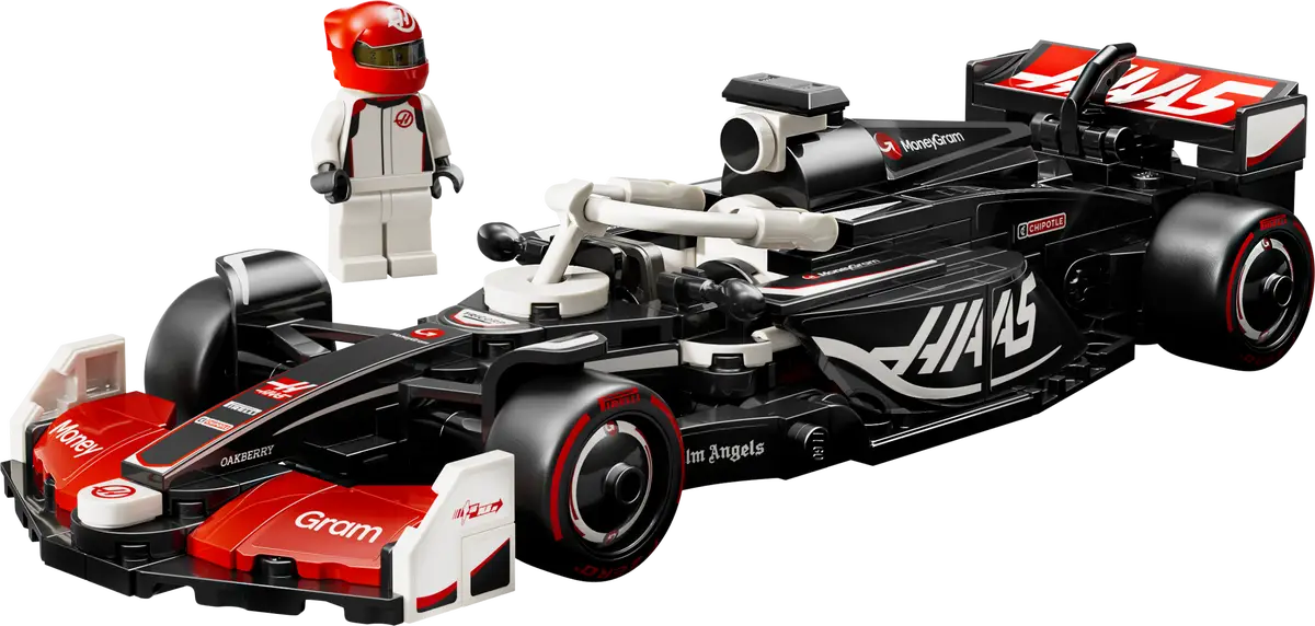 LEGO Speed Champions 77250 MoneyGram Haas F1 Team VF-24 | 242-Piece Formula 1 Model Car | Includes Driver Minifigure | Minimee Kids India