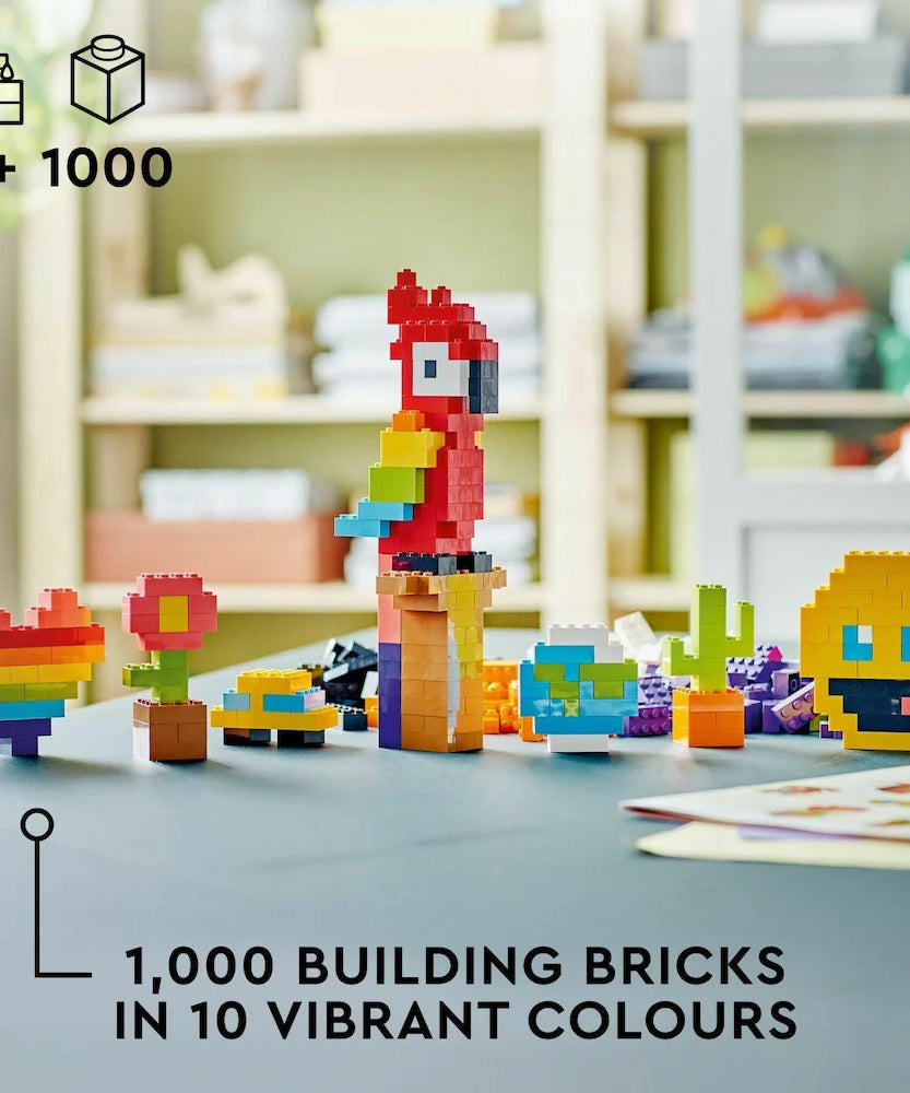 LEGO Classic Lots of Bricks 11030 Building Toy Set 1000 Pieces for Ages 5+ Years