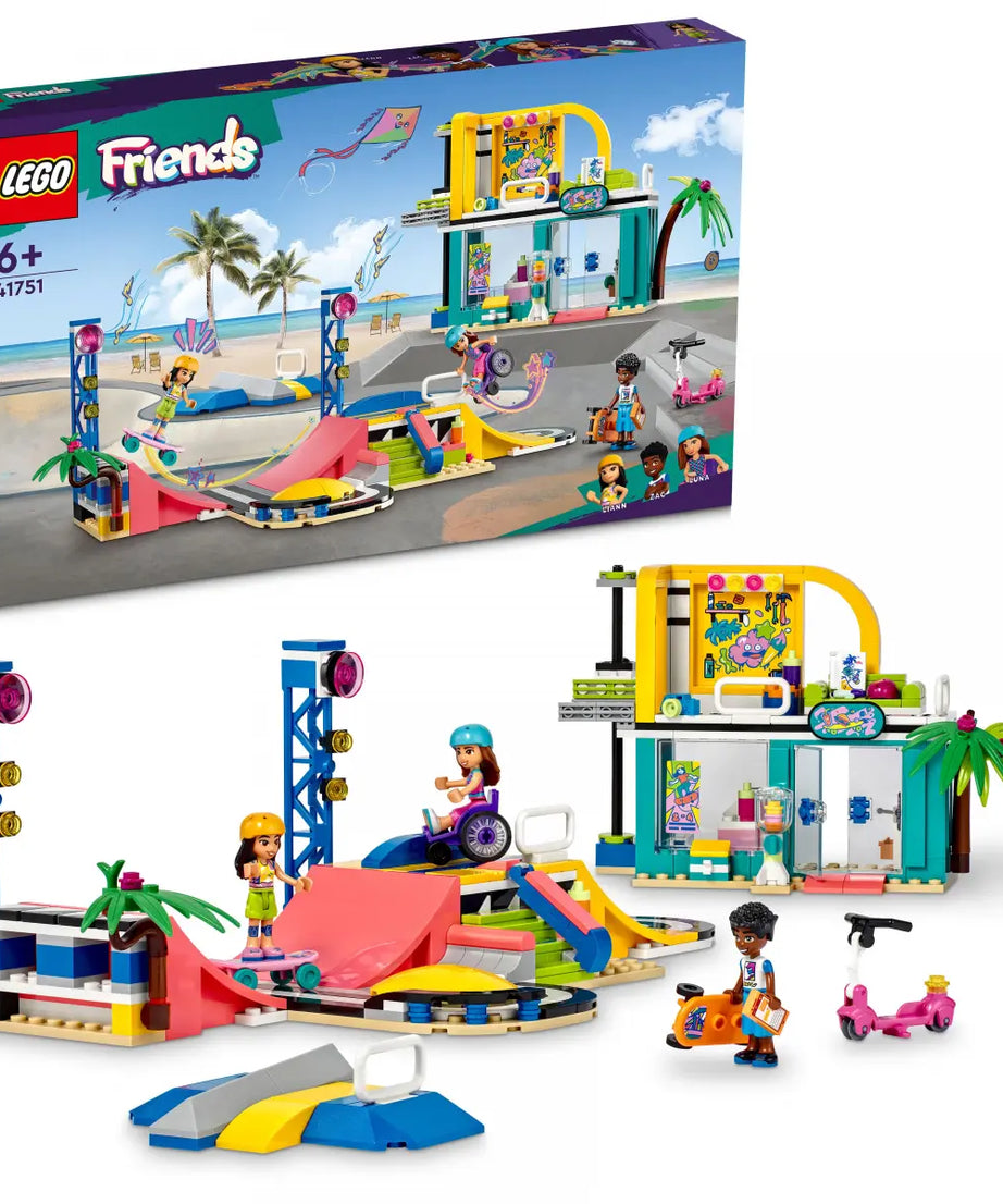 LEGO Friends 41751 Skate Park 431 Pieces Building Set Toy for Ages 6+ Years