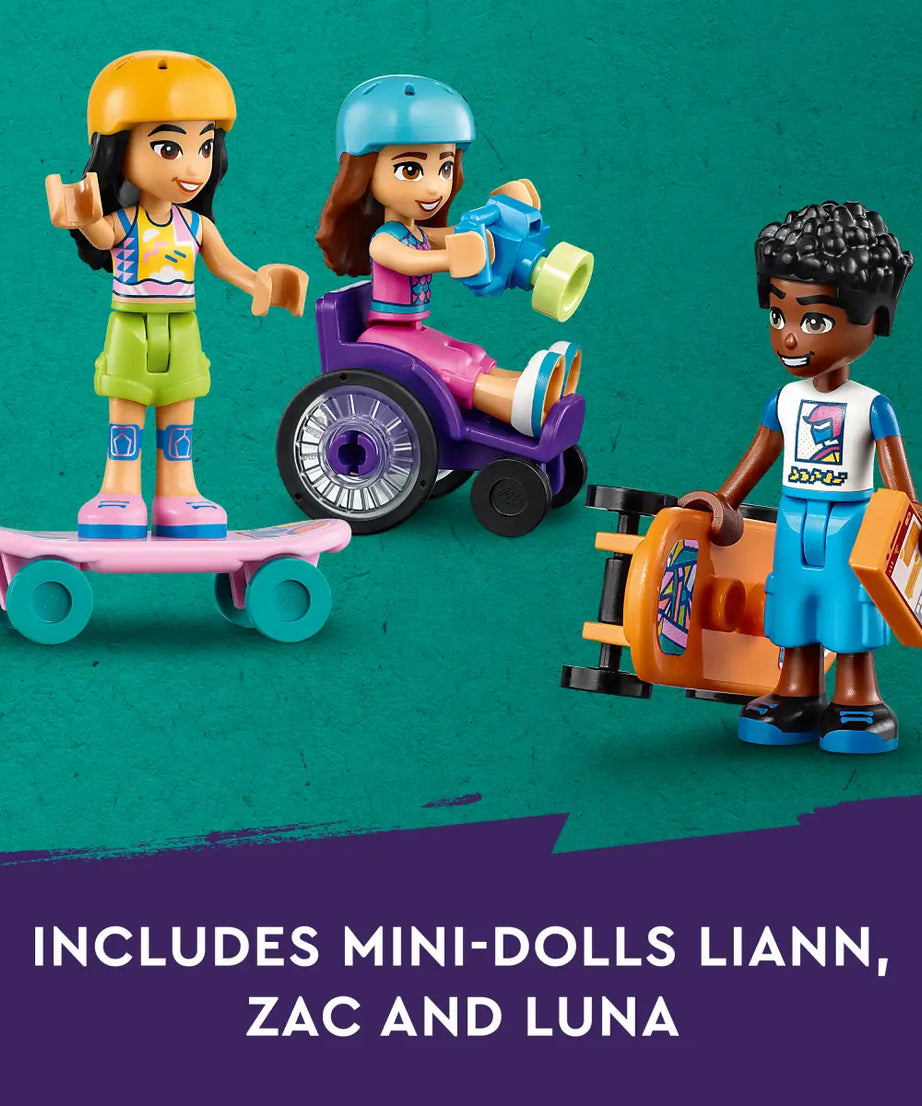 LEGO Friends 41751 Skate Park 431 Pieces Building Set Toy for Ages 6+ Years