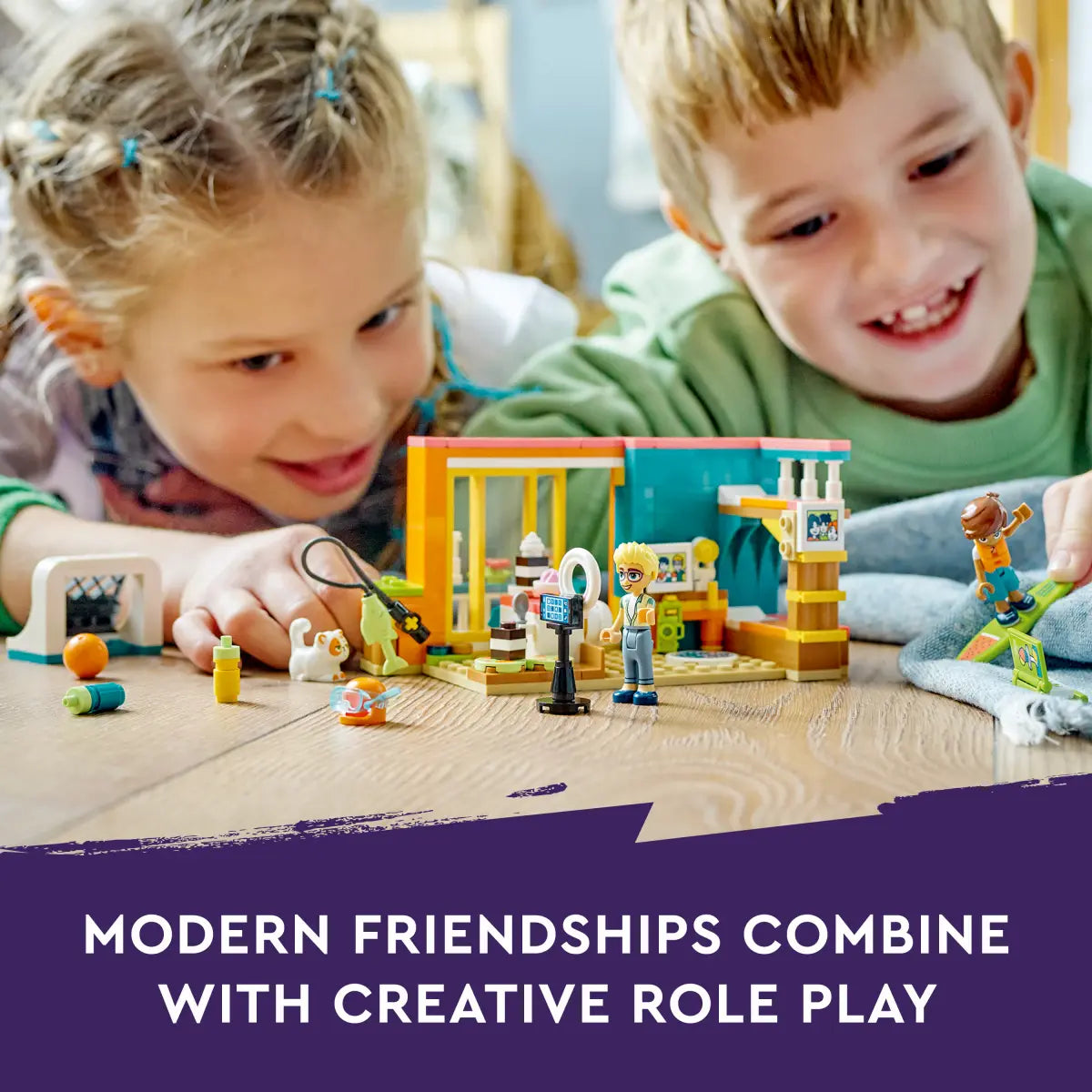 LEGO Friends 41754 Leo's Room 203 Pieces Building Toy set for Ages 6+ Years