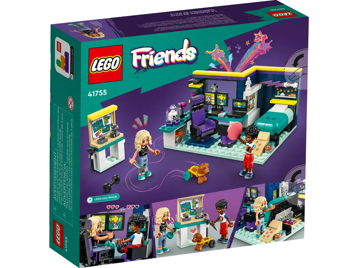 LEGO Friends 41755 Nova's Room 179 Pieces Building Set Toy for 6+ Years - MINIMEE KIDS