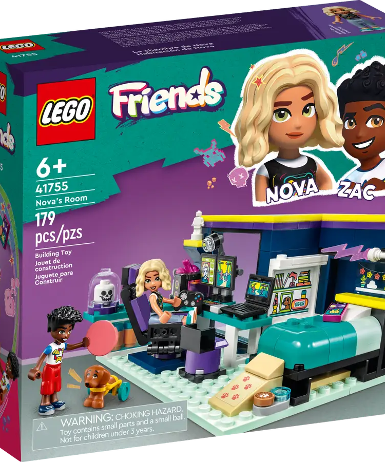 LEGO Friends 41755 Nova's Room 179 Pieces Building Set Toy for 6+ Years - MINIMEE KIDS