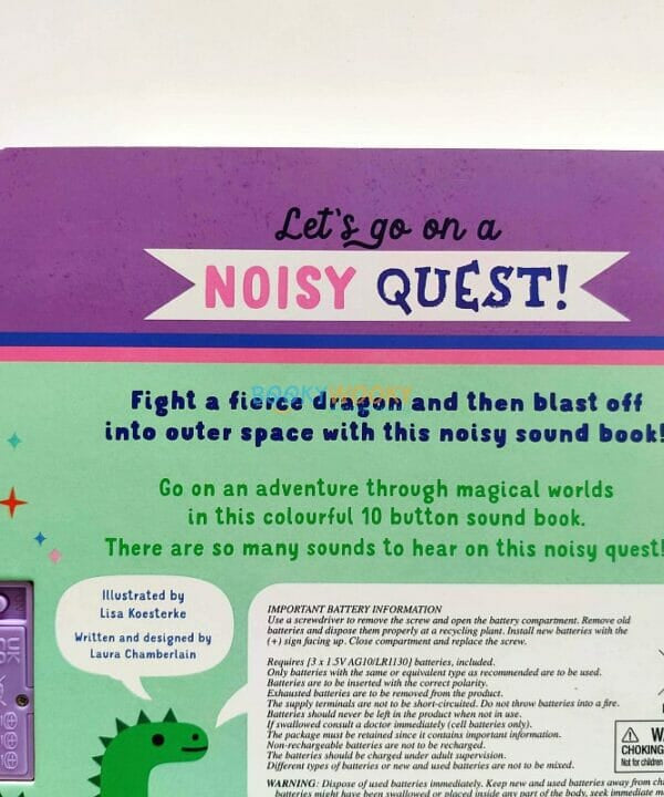 Let’s Go on a Noisy Quest Sound Book – 10 Button Adventure with Interactive Sounds