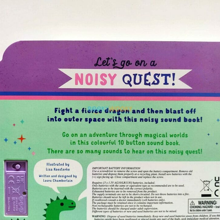 Let’s Go on a Noisy Quest Sound Book – 10 Button Adventure with Interactive Sounds
